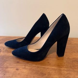 BCBG Black Suede Heel